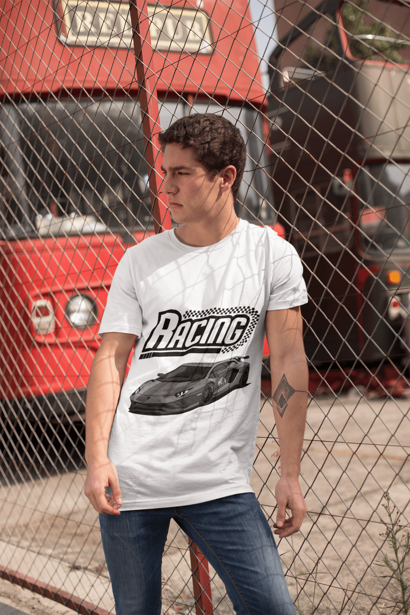 Herren T-Shirt Racing - MIRUBA