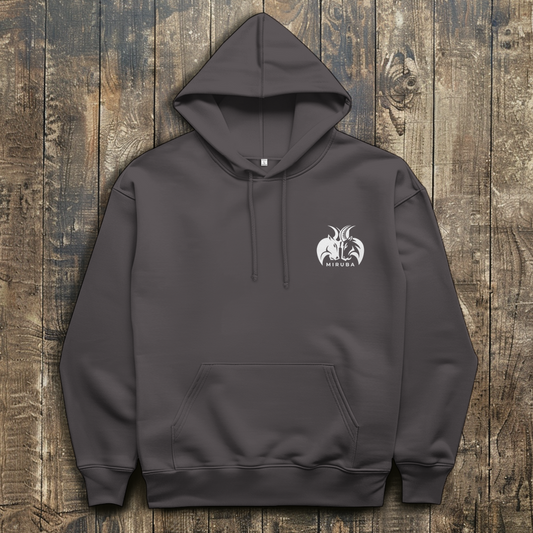 Herren Hoodie mit MIRUBA Logo in Dunkelgrau